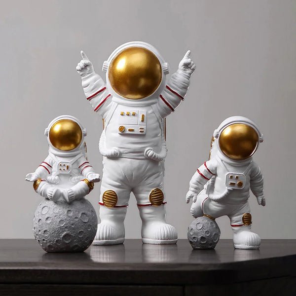 Estátua Para Decoração Astronauta